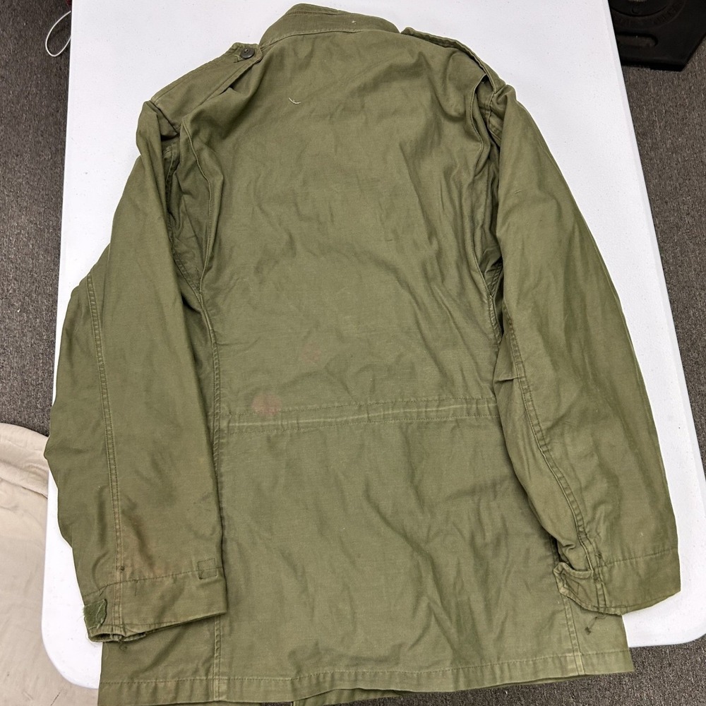 John Ownbey M-65 Field Jacket Mens Small Long Green Military OG-107 DLA100-80 - Picture 6 of 7